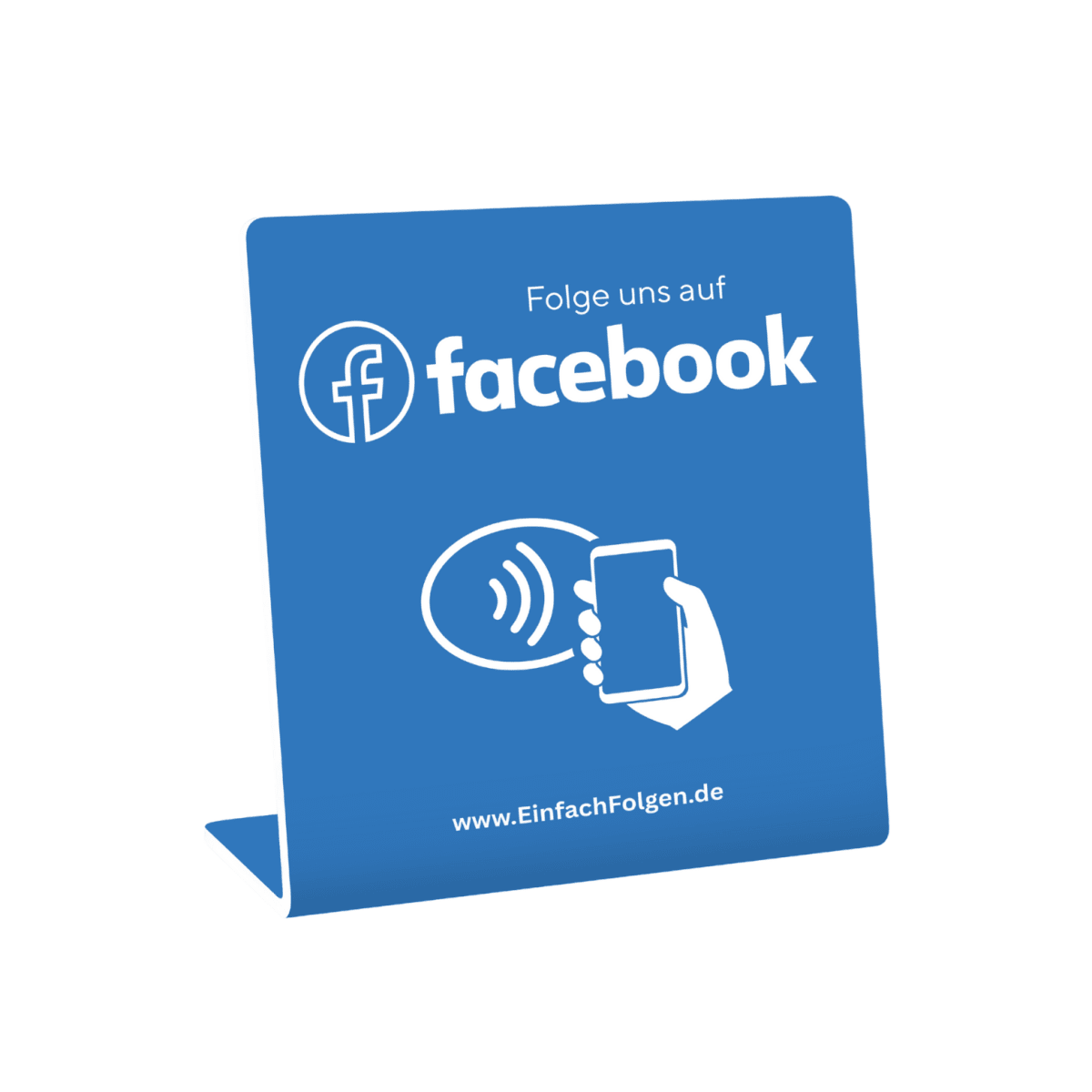 Facebook Aufsteller Pro - Follower in 3 Sekunden - Einfach Folgen