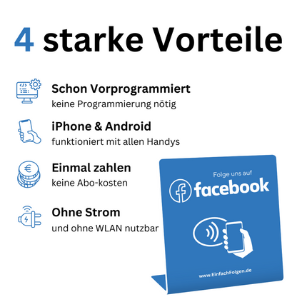 Facebook Aufsteller