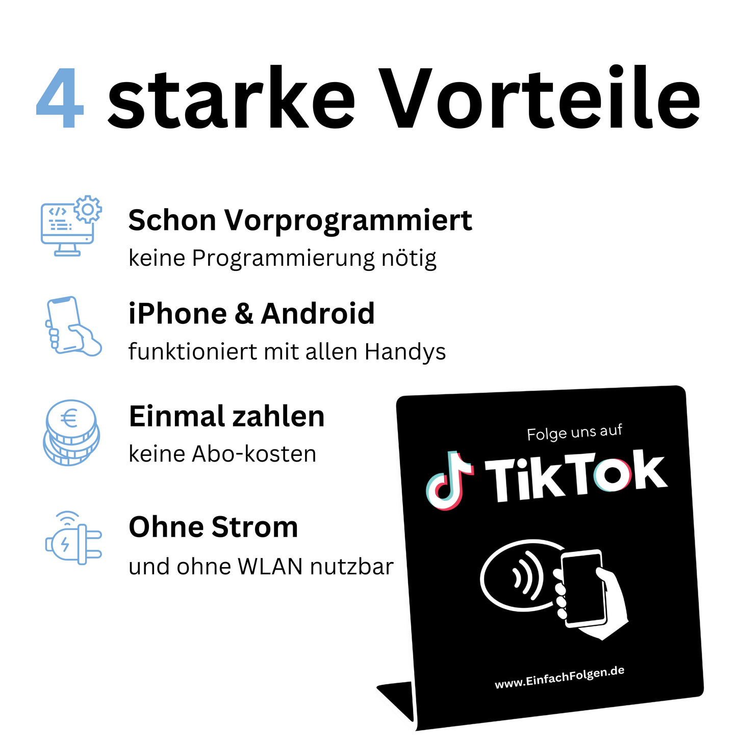 TikTok Aufsteller Pro - Follower in 3 Sekunden