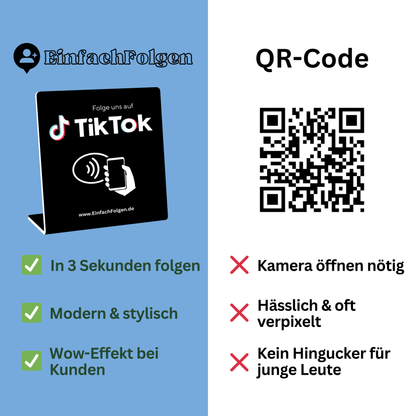 TikTok Aufsteller Pro - Follower in 3 Sekunden